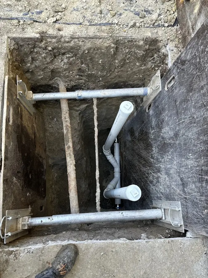 Experienced plumber completing Gas Line Repair work in Lancaster